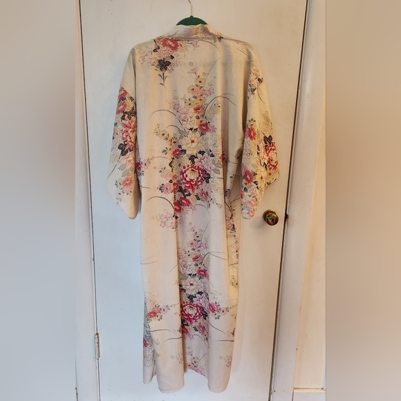 Cotton Kimono Robe - Picture 2 of 14